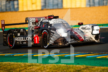 2020-09-20 - 01 Menezes Gustavo (usa), Nato Norman (fra), Senna Bruno (bra), Rebellion Racing, Rebellion R13-Gibson, action during the 2020 24 Hours of Le Mans, 7th round of the 2019-20 FIA World Endurance Championship on the Circuit des 24 Heures du Mans, from September 16 to 20, 2020 in Le Mans, France - Photo Xavi Bonilla / DPPI - 24 HOURS OF LE MANS, 7TH ROUND 2020 - ENDURANCE - MOTORS