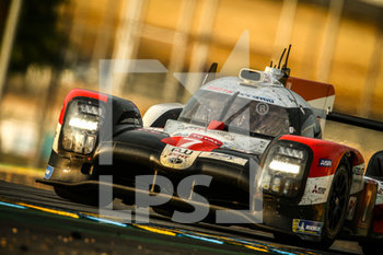 2020-09-20 - 07 Conway Mike (gbr), Kobayashi Kamui (jpn), Lopez Jos.. Maria (arg), Toyota Gazoo Racing, Toyota TS050 Hybrid, action during the 2020 24 Hours of Le Mans, 7th round of the 2019-20 FIA World Endurance Championship on the Circuit des 24 Heures du Mans, from September 16 to 20, 2020 in Le Mans, France - Photo Francois Flamand / DPPI - 24 HOURS OF LE MANS, 7TH ROUND 2020 - ENDURANCE - MOTORS