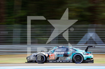 2020-09-20 - 99 Inthraphuvasak Vutthikorn (tha), Legeret Lucas (swi), Andlauer Julien (fra), Dempsey-Proton Racing, Porsche 911 RSR, action during the 2020 24 Hours of Le Mans, 7th round of the 2019-20 FIA World Endurance Championship on the Circuit des 24 Heures du Mans, from September 16 to 20, 2020 in Le Mans, France - Photo Fr.d.ric Le Floc...h / DPPI - 24 HOURS OF LE MANS, 7TH ROUND 2020 - ENDURANCE - MOTORS
