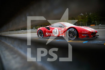 2020-09-20 - 61 Ledogar Come (fra), Negri Jr Oswaldo (bra), Piovanetti Francesco (pr), Luzich Racing, Ferrari 488 GTE Evo, action during the 2020 24 Hours of Le Mans, 7th round of the 2019-20 FIA World Endurance Championship on the Circuit des 24 Heures du Mans, from September 16 to 20, 2020 in Le Mans, France - Photo Xavi Bonilla / DPPI - 24 HOURS OF LE MANS, 7TH ROUND 2020 - ENDURANCE - MOTORS