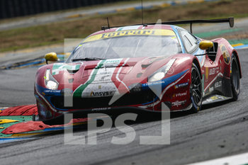 2020-09-20 - 71 Bird Sam (gbr), Molina Miguel (esp), Rigon Davide (ita), AF Corse, Ferrari 488 GTE Evo, action during the 2020 24 Hours of Le Mans, 7th round of the 2019-20 FIA World Endurance Championship on the Circuit des 24 Heures du Mans, from September 16 to 20, 2020 in Le Mans, France - Photo Thomas Fenetre / DPPI - 24 HOURS OF LE MANS, 7TH ROUND 2020 - ENDURANCE - MOTORS