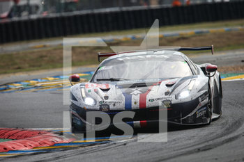 2020-09-20 - 83 Collard Emmanuel (fra), Nielsen Nicklas (dnk), Perrodo Francois (fra), AF Corse, Ferrari 488 GTE Evo, action during the 2020 24 Hours of Le Mans, 7th round of the 2019-20 FIA World Endurance Championship on the Circuit des 24 Heures du Mans, from September 16 to 20, 2020 in Le Mans, France - Photo Thomas Fenetre / DPPI - 24 HOURS OF LE MANS, 7TH ROUND 2020 - ENDURANCE - MOTORS