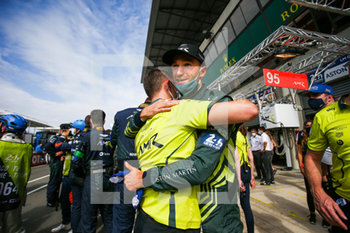2020-09-20 - Tincknell Harry (gbr), Total, Aston Martin Racing, Aston Martin Vantage AMR celebrating their win during the 2020 24 Hours of Le Mans, 7th round of the 2019-20 FIA World Endurance Championship on the Circuit des 24 Heures du Mans, from September 16 to 20, 2020 in Le Mans, France - Photo Thomas Fenetre / DPPI - 24 HOURS OF LE MANS, 7TH ROUND 2020 - ENDURANCE - MOTORS