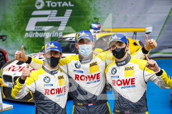 2020-09-27 - 99 Sims Alexander (gbr), Catsburg Nicky (nld), Yelloly Nick (gbr), Eng Philipp (aut), Rowe Racing, BMW M6 GT3, portrait celebrating victory during the 2020 24 Hours of Nurburgring, on the N..rburgring Nordschleife, from September 24 to 27, 2020 in Nurburg, Germany - Photo Florent Gooden / DPPI - 24 HOURS OF NURBURGRING 2020 - ENDURANCE - MOTORS