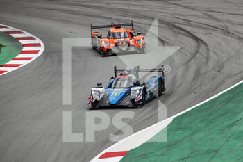 2021-04-16 - 65 Canal Julien (fra), Stevens Will (gbr), Allen James (aus), Panis Racing, Oreca 07 - Gibson, action and 26 Rusinov Roman (rus), Colapinto Franco (arg), De Vries Nyck (nld), G-Drive Racing, Aurus 01 - Gibson, action during the 2021 4 Hours of Barcelona, 1st round of the 2021 European Le Mans Series, from April 15 to 17, 2021 on the Circuit de Barcelona-Catalunya, in Montmelo, near Barcelona, Spain - Photo Xavi Bonilla / DPPI - 2021 4 HOURS OF BARCELONA, 1ST ROUND OF THE 2021 EUROPEAN LE MANS SERIES - ENDURANCE - MOTORS