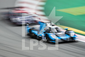 2021-04-16 - 17 Merriman Dwight (usa), Tilley Kyle (gbr), Dalziel Ryan (gbr), Idec Sport, Oreca 07 - Gibson, action during the 2021 4 Hours of Barcelona, 1st round of the 2021 European Le Mans Series, from April 15 to 17, 2021 on the Circuit de Barcelona-Catalunya, in Montmelo, near Barcelona, Spain - Photo Xavi Bonilla / DPPI - 2021 4 HOURS OF BARCELONA, 1ST ROUND OF THE 2021 EUROPEAN LE MANS SERIES - ENDURANCE - MOTORS