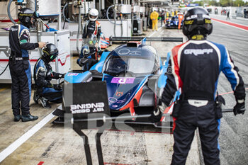 2021-04-16 - 08 Trouillet Eric (fra), Page Sébastien (che), Droux David (che), Graff, Ligier JS P320 - Nissan, action during the 2021 4 Hours of Barcelona, 1st round of the 2021 European Le Mans Series, from April 15 to 17, 2021 on the Circuit de Barcelona-Catalunya, in Montmelo, near Barcelona, Spain - Photo Xavi Bonilla / DPPI - 2021 4 HOURS OF BARCELONA, 1ST ROUND OF THE 2021 EUROPEAN LE MANS SERIES - ENDURANCE - MOTORS