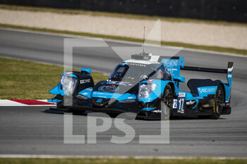 2021-04-17 - 17 Merriman Dwight (usa), Tilley Kyle (gbr), Dalziel Ryan (gbr), Idec Sport, Oreca 07 - Gibson, action during the 2021 4 Hours of Barcelona, 1st round of the 2021 European Le Mans Series, from April 15 to 17, 2021 on the Circuit de Barcelona-Catalunya, in Montmelo, near Barcelona, Spain - Photo Xavi Bonilla / DPPI - 2021 4 HOURS OF BARCELONA, 1ST ROUND OF THE 2021 EUROPEAN LE MANS SERIES - ENDURANCE - MOTORS