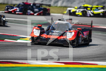 2021-04-17 - 28 Lafargue Paul (fra), Chatin Paul-Loup (fra), Pilet Patrick (fra), Idec Sport, Oreca 07 - Gibson, action during the 2021 4 Hours of Barcelona, 1st round of the 2021 European Le Mans Series, from April 15 to 17, 2021 on the Circuit de Barcelona-Catalunya, in Montmelo, near Barcelona, Spain - Photo Xavi Bonilla / DPPI - 2021 4 HOURS OF BARCELONA, 1ST ROUND OF THE 2021 EUROPEAN LE MANS SERIES - ENDURANCE - MOTORS