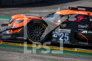 2021-04-17 - 25 Falb John (usa), Andrade Rui (prt), Fittipladi Pietro (bra), G-Drive Racing, Aurus 01 - Gibson, action during the 2021 4 Hours of Barcelona, 1st round of the 2021 European Le Mans Series, from April 15 to 17, 2021 on the Circuit de Barcelona-Catalunya, in Montmelo, near Barcelona, Spain - Photo Xavi Bonilla / DPPI - 2021 4 HOURS OF BARCELONA, 1ST ROUND OF THE 2021 EUROPEAN LE MANS SERIES - ENDURANCE - MOTORS