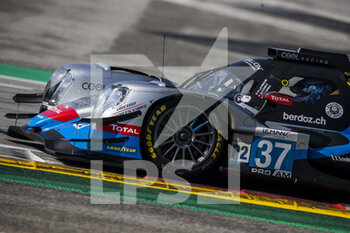 2021-04-17 - 37 Coigny Alexandre (che), Lapierre Nicolas (fra), Borga Antonin (che), Cool Racing, Oreca 07 - Gibson, action during the 2021 4 Hours of Barcelona, 1st round of the 2021 European Le Mans Series, from April 15 to 17, 2021 on the Circuit de Barcelona-Catalunya, in Montmelo, near Barcelona, Spain - Photo Xavi Bonilla / DPPI - 2021 4 HOURS OF BARCELONA, 1ST ROUND OF THE 2021 EUROPEAN LE MANS SERIES - ENDURANCE - MOTORS