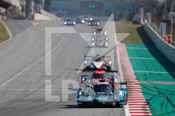 2021-04-18 - 17 Merriman Dwight (usa), Tilley Kyle (gbr), Dalziel Ryan (gbr), Idec Sport, Oreca 07 - Gibson, action , during the 2021 4 Hours of Barcelona, 1st round of the 2021 European Le Mans Series, from April 15 to 17, 2021 on the Circuit de Barcelona-Catalunya, in Montmelo, near Barcelona, Spain - Photo Frédéric Le Floc'h / DPPI - 2021 4 HOURS OF BARCELONA, 1ST ROUND OF THE 2021 EUROPEAN LE MANS SERIES - ENDURANCE - MOTORS