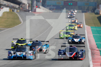 2021-04-18 - 19 Maulini Nicolas (che), Bell Matthew (gbr), Kruetten Niklas (deu), Cool Racing, Ligier JS P320 - Nissan, action 03 McGuire James (usa), Tappy Duncan (gbr), Bentley Andrew (gbr), United Autosports, Ligier JS P320 - Nissan, action , during the 2021 4 Hours of Barcelona, 1st round of the 2021 European Le Mans Series, from April 15 to 17, 2021 on the Circuit de Barcelona-Catalunya, in Montmelo, near Barcelona, Spain - Photo Frédéric Le Floc'h / DPPI - 2021 4 HOURS OF BARCELONA, 1ST ROUND OF THE 2021 EUROPEAN LE MANS SERIES - ENDURANCE - MOTORS