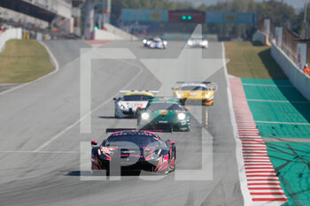 2021-04-18 - 83 Frey Rahel (che), Gatting Michelle (dnk), Hawkey Esmee (gbr), Iron Lynx, Ferrari F488 GTE Evo, action , during the 2021 4 Hours of Barcelona, 1st round of the 2021 European Le Mans Series, from April 15 to 17, 2021 on the Circuit de Barcelona-Catalunya, in Montmelo, near Barcelona, Spain - Photo Frédéric Le Floc'h / DPPI - 2021 4 HOURS OF BARCELONA, 1ST ROUND OF THE 2021 EUROPEAN LE MANS SERIES - ENDURANCE - MOTORS