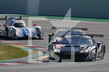 2021-04-18 - 80 Cressoni Matteo (ita), Mastronardi Rino (ita), Molina Miguel (esp), Iron Lynx, Ferrari F488 GTE Evo, action , during the 2021 4 Hours of Barcelona, 1st round of the 2021 European Le Mans Series, from April 15 to 17, 2021 on the Circuit de Barcelona-Catalunya, in Montmelo, near Barcelona, Spain - Photo Frédéric Le Floc'h / DPPI - 2021 4 HOURS OF BARCELONA, 1ST ROUND OF THE 2021 EUROPEAN LE MANS SERIES - ENDURANCE - MOTORS