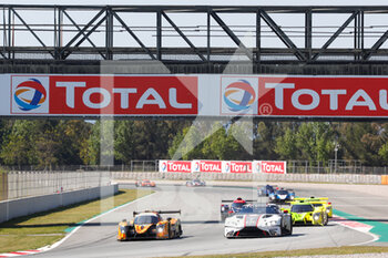 2021-04-18 - 20 Hodes Rob (usa), Grist Garett (can), Crews Charles (usa), Team Virage, Ligier JS P320 - Nissan, action 95 Hartshorne John (gbr), Gunn Ross (gbr), Hancock Oliver (gbr), TF Sport, Aston Martin Vantage - AMR, action , during the 2021 4 Hours of Barcelona, 1st round of the 2021 European Le Mans Series, from April 15 to 17, 2021 on the Circuit de Barcelona-Catalunya, in Montmelo, near Barcelona, Spain - Photo Frédéric Le Floc'h / DPPI - 2021 4 HOURS OF BARCELONA, 1ST ROUND OF THE 2021 EUROPEAN LE MANS SERIES - ENDURANCE - MOTORS