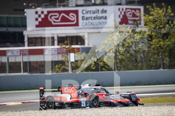 2021-04-18 - 28 Lafargue Paul (fra), Chatin Paul-Loup (fra), Pilet Patrick (fra), Idec Sport, Oreca 07 - Gibson, action during the 2021 4 Hours of Barcelona, 1st round of the 2021 European Le Mans Series, from April 15 to 17, 2021 on the Circuit de Barcelona-Catalunya, in Montmelo, near Barcelona, Spain - Photo Xavi Bonilla / DPPI - 2021 4 HOURS OF BARCELONA, 1ST ROUND OF THE 2021 EUROPEAN LE MANS SERIES - ENDURANCE - MOTORS