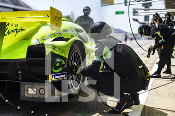 2021-04-18 - 13 Hippe Martin (deu), De Wilde Ugo (bel), Inter Europol Competition, Ligier JS P320 - Nissan, action during the 2021 4 Hours of Barcelona, 1st round of the 2021 European Le Mans Series, from April 15 to 17, 2021 on the Circuit de Barcelona-Catalunya, in Montmelo, near Barcelona, Spain - Photo Xavi Bonilla / DPPI - 2021 4 HOURS OF BARCELONA, 1ST ROUND OF THE 2021 EUROPEAN LE MANS SERIES - ENDURANCE - MOTORS