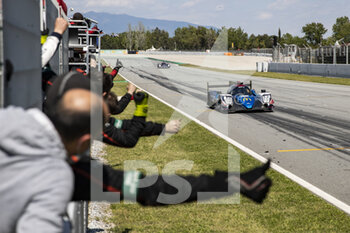 2021-04-18 - 65 Canal Julien (fra), Stevens Will (gbr), Aubry Gabriel (fra), Panis Racing, Oreca 07 - Gibson, action during the 2021 4 Hours of Barcelona, 1st round of the 2021 European Le Mans Series, from April 15 to 17, 2021 on the Circuit de Barcelona-Catalunya, in Montmelo, near Barcelona, Spain - Photo Xavi Bonilla / DPPI - 2021 4 HOURS OF BARCELONA, 1ST ROUND OF THE 2021 EUROPEAN LE MANS SERIES - ENDURANCE - MOTORS
