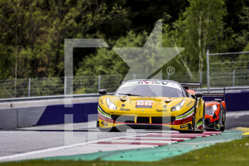 2021-05-13 - 66 Fannin Jody (gbr), Fontana Andrea (ita), Sales Rodrigo (usa), JMW Motorsport, Ferrari F488 GTE Evo, action during the 2021 4 Hours of the Red Bull Ring, 2nd round of the 2021 European Le Mans Series, from May 14 to 16, 2021 on the Red Bull Ring, in Spielberg, Austria - Photo Paulo Maria / DPPI - 2021 4 HOURS OF THE RED BULL RING, 2ND ROUND OF THE 2021 EUROPEAN LE MANS SERIES - ENDURANCE - MOTORS