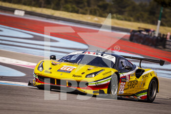 2021-06-03 - 66 Jody Fannin (GBR), Andrea Fontana (ITA), Rodrigo Sales (USA), Ferrari 488 GTE EVO JMW MOTORSPORT, action during the 2021 4 Hours of Le Castellet, 3rd round of the 2021 European Le Mans Series, from June 04 to 06, 2021 on the Circuit Paul Ricard, in Le Castellet, France - Photo François Flamand / DPPI - 2021 4 HOURS OF LE CASTELLET, 3RD ROUND OF THE 2021 EUROPEAN LE MANS SERIES - ENDURANCE - MOTORS