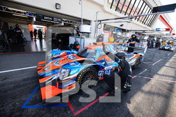 2021-06-05 - 84 Aoki Takuma (JPN), Nigel Bailly (BEL), Pierre Sancinena (FRA), Oreca 07 - Gibson ASSOCIATION SRT41, action stand pit lane during the 2021 4 Hours of Le Castellet, 3rd round of the 2021 European Le Mans Series, from June 04 to 06, 2021 on the Circuit Paul Ricard, in Le Castellet, France - Photo Germain Hazard / DPPI - 2021 4 HOURS OF LE CASTELLET, 3RD ROUND OF THE 2021 EUROPEAN LE MANS SERIES - ENDURANCE - MOTORS