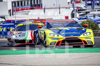 2021-06-12 - 98 Dalla Lana Paul (can), Farfus Augusto (bra), Gomes Marcos (bra), Aston Martin Racing, Aston Martin Vantage AMR, action during the 8 Hours of Portimao, 2nd round of the 2021 FIA World Endurance Championship on the Algarve International Circuit, from June 11th to 13th, 2021 in Portimao, Algarve, Portugal - Photo Paulo Maria / DPPI - 8 HOURS OF PORTIMAO, 2ND ROUND OF THE 2021 FIA WORLD ENDURANCE CHAMPIONSHIP - ENDURANCE - MOTORS