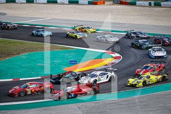 2021-06-13 - 01 Calderon Tatiana (col), Floersch Sophia (ger), Visser Beitske (nld), Richard Mille Racing Team, Oreca 07 - Gibson, action Race Start during the 8 Hours of Portimao, 2nd round of the 2021 FIA World Endurance Championship on the Algarve International Circuit, from June 11th to 13th, 2021 in Portimao, Algarve, Portugal - Photo Paulo Maria / DPPI - 8 HOURS OF PORTIMAO, 2ND ROUND OF THE 2021 FIA WORLD ENDURANCE CHAMPIONSHIP - ENDURANCE - MOTORS