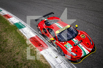 2021-07-16 - 52 Serra Daniel (bra), Molina Miguel (esp), AF Corse, Ferrari 488 GTE Evo, action during the 6 Hours of Monza, 3rd round of the 2021 FIA World Endurance Championship, FIA WEC, on the Autodromo Nazionale di Monza, from July 16th to 18th, 2021 in Monza, Italy - Photo Paulo Maria / DPPI - 6 HOURS OF MONZA, 3RD ROUND OF THE 2021 FIA WORLD ENDURANCE CHAMPIONSHIP, FIA WEC - ENDURANCE - MOTORS