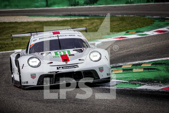 2021-07-16 - 91 Bruni Gianmaria (ita), Lietz Richard (aut), Porsche GT Team, Porsche 911 RSR - 19, action during the 6 Hours of Monza, 3rd round of the 2021 FIA World Endurance Championship, FIA WEC, on the Autodromo Nazionale di Monza, from July 16th to 18th, 2021 in Monza, Italy - Photo Paulo Maria / DPPI - 6 HOURS OF MONZA, 3RD ROUND OF THE 2021 FIA WORLD ENDURANCE CHAMPIONSHIP, FIA WEC - ENDURANCE - MOTORS