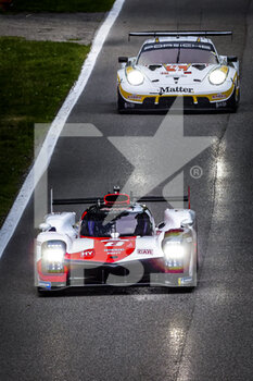 2021-07-16 - 08 Buemi Sebastien (swi), Nakajima Kazuki (jpn), Hartley Brendon (nzl), Toyota Gazoo Racing, Toyota GR010 - Hybrid, action during the 6 Hours of Monza, 3rd round of the 2021 FIA World Endurance Championship, FIA WEC, on the Autodromo Nazionale di Monza, from July 16th to 18th, 2021 in Monza, Italy - Photo Paulo Maria / DPPI - 6 HOURS OF MONZA, 3RD ROUND OF THE 2021 FIA WORLD ENDURANCE CHAMPIONSHIP, FIA WEC - ENDURANCE - MOTORS