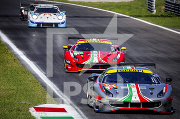 2021-07-17 - 54 Flohr Thomas (che), Castellacci Francesco (ita), Fisichella Giancarlo (ita), AF Corse, Ferrari 488 GTE Evo, action during the 6 Hours of Monza, 3rd round of the 2021 FIA World Endurance Championship, FIA WEC, on the Autodromo Nazionale di Monza, from July 16th to 18th, 2021 in Monza, Italy - Photo Paulo Maria / DPPI - 6 HOURS OF MONZA, 3RD ROUND OF THE 2021 FIA WORLD ENDURANCE CHAMPIONSHIP, FIA WEC - ENDURANCE - MOTORS