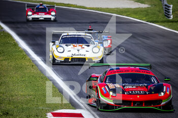 2021-07-17 - 388 Ehret Pierre (deu), Hook Christian (deu), Bleekemolen Jeroen (ndl), Rinaldi Racing, Ferrari 488 GTE Evo, action during the 6 Hours of Monza, 3rd round of the 2021 FIA World Endurance Championship, FIA WEC, on the Autodromo Nazionale di Monza, from July 16th to 18th, 2021 in Monza, Italy - Photo Paulo Maria / DPPI - 6 HOURS OF MONZA, 3RD ROUND OF THE 2021 FIA WORLD ENDURANCE CHAMPIONSHIP, FIA WEC - ENDURANCE - MOTORS