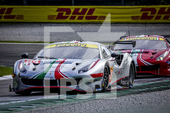 2021-07-17 - 54 Flohr Thomas (che), Castellacci Francesco (ita), Fisichella Giancarlo (ita), AF Corse, Ferrari 488 GTE Evo, action during the 6 Hours of Monza, 3rd round of the 2021 FIA World Endurance Championship, FIA WEC, on the Autodromo Nazionale di Monza, from July 16th to 18th, 2021 in Monza, Italy - Photo Paulo Maria / DPPI - 6 HOURS OF MONZA, 3RD ROUND OF THE 2021 FIA WORLD ENDURANCE CHAMPIONSHIP, FIA WEC - ENDURANCE - MOTORS