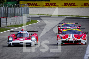 2021-07-17 - 708 Derani Luis Felipe (bra), Menezes Gustavo (usa), Pla Olivier (fra), Glickenhaus Racing, Glickenhaus 007 LMH, action during the 6 Hours of Monza, 3rd round of the 2021 FIA World Endurance Championship, FIA WEC, on the Autodromo Nazionale di Monza, from July 16th to 18th, 2021 in Monza, Italy - Photo Paulo Maria / DPPI - 6 HOURS OF MONZA, 3RD ROUND OF THE 2021 FIA WORLD ENDURANCE CHAMPIONSHIP, FIA WEC - ENDURANCE - MOTORS