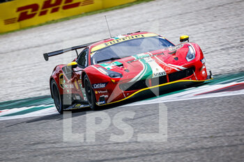 2021-07-17 - 52 Serra Daniel (bra), Molina Miguel (esp), AF Corse, Ferrari 488 GTE Evo, action during the 6 Hours of Monza, 3rd round of the 2021 FIA World Endurance Championship, FIA WEC, on the Autodromo Nazionale di Monza, from July 16th to 18th, 2021 in Monza, Italy - Photo Paulo Maria / DPPI - 6 HOURS OF MONZA, 3RD ROUND OF THE 2021 FIA WORLD ENDURANCE CHAMPIONSHIP, FIA WEC - ENDURANCE - MOTORS