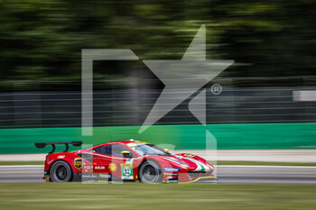 2021-07-17 - 52 Serra Daniel (bra), Molina Miguel (esp), AF Corse, Ferrari 488 GTE Evo, action during the 6 Hours of Monza, 3rd round of the 2021 FIA World Endurance Championship, FIA WEC, on the Autodromo Nazionale di Monza, from July 16 to 18, 2021 in Monza, Italy - Photo François Flamand / DPPI - 6 HOURS OF MONZA, 3RD ROUND OF THE 2021 FIA WORLD ENDURANCE CHAMPIONSHIP, FIA WEC - ENDURANCE - MOTORS