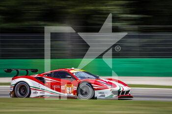 2021-07-17 - 61 Ulrich Christoph (Che), Mann Simon (usa), Vilander Toni (fin), Af Corse, Ferrari 488 GTE Evo, action during the 6 Hours of Monza, 3rd round of the 2021 FIA World Endurance Championship, FIA WEC, on the Autodromo Nazionale di Monza, from July 16 to 18, 2021 in Monza, Italy - Photo François Flamand / DPPI - 6 HOURS OF MONZA, 3RD ROUND OF THE 2021 FIA WORLD ENDURANCE CHAMPIONSHIP, FIA WEC - ENDURANCE - MOTORS