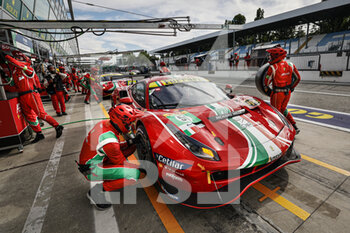2021-07-17 - 51 Pier Guidi Alessandro (ita), Calado James (gbr), AF Corse, Ferrari 488 GTE Evo, action during the 6 Hours of Monza, 3rd round of the 2021 FIA World Endurance Championship, FIA WEC, on the Autodromo Nazionale di Monza, from July 16 to 18, 2021 in Monza, Italy - Photo François Flamand / DPPI - 6 HOURS OF MONZA, 3RD ROUND OF THE 2021 FIA WORLD ENDURANCE CHAMPIONSHIP, FIA WEC - ENDURANCE - MOTORS