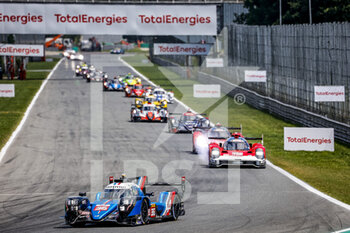 2021-07-18 - 36 Negrao Andre (bra), Lapierre Nicolas (fra), Vaxiviere Matthieu (fra), Alpine Elf Matmut, Alpine A480 - Gibson, action during the 6 Hours of Monza, 3rd round of the 2021 FIA World Endurance Championship, FIA WEC, on the Autodromo Nazionale di Monza, from July 16th to 18th, 2021 in Monza, Italy - Photo Paulo Maria / DPPI - 6 HOURS OF MONZA, 3RD ROUND OF THE 2021 FIA WORLD ENDURANCE CHAMPIONSHIP, FIA WEC - ENDURANCE - MOTORS