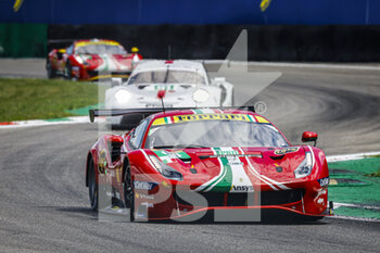 2021-07-18 - 51 Pier Guidi Alessandro (ita), Calado James (gbr), AF Corse, Ferrari 488 GTE Evo, action during the 6 Hours of Monza, 3rd round of the 2021 FIA World Endurance Championship, FIA WEC, on the Autodromo Nazionale di Monza, from July 16 to 18, 2021 in Monza, Italy - Photo François Flamand / DPPI - 6 HOURS OF MONZA, 3RD ROUND OF THE 2021 FIA WORLD ENDURANCE CHAMPIONSHIP, FIA WEC - ENDURANCE - MOTORS