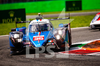 2021-07-18 - 36 Negrao Andre (bra), Lapierre Nicolas (fra), Vaxiviere Matthieu (fra), Alpine Elf Matmut, Alpine A480 - Gibson, action during the 6 Hours of Monza, 3rd round of the 2021 FIA World Endurance Championship, FIA WEC, on the Autodromo Nazionale di Monza, from July 16 to 18, 2021 in Monza, Italy - Photo Joao Filipe / DPPI - 6 HOURS OF MONZA, 3RD ROUND OF THE 2021 FIA WORLD ENDURANCE CHAMPIONSHIP, FIA WEC - ENDURANCE - MOTORS
