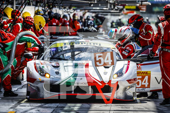 2021-07-18 - 54 Flohr Thomas (che), Castellacci Francesco (ita), Fisichella Giancarlo (ita), AF Corse, Ferrari 488 GTE Evo, action during the 6 Hours of Monza, 3rd round of the 2021 FIA World Endurance Championship, FIA WEC, on the Autodromo Nazionale di Monza, from July 16 to 18, 2021 in Monza, Italy - Photo François Flamand / DPPI - 6 HOURS OF MONZA, 3RD ROUND OF THE 2021 FIA WORLD ENDURANCE CHAMPIONSHIP, FIA WEC - ENDURANCE - MOTORS