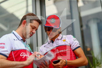 2019-09-05 - #99 Antonio Giovinazzi; Alfa Romeo Racing. Italian GP, Monza 5-8 September 2019 - GRAN PREMIO HEINEKEN D´ITALIA 2019 - GIOVEDì - PADDOCK E CONFERENZA STAMPA - FORMULA 1 - MOTORS