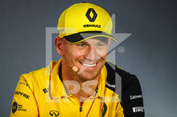 2019-09-05 - #27 Nico Hulkenberg, Renault F1 Team. Italian GP, Monza 5-8 September 2019 - GRAN PREMIO HEINEKEN D´ITALIA 2019 - GIOVEDì - PADDOCK E CONFERENZA STAMPA - FORMULA 1 - MOTORS