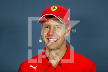 2019-09-05 - #05 Sebastian Vettel, Scuderia Ferrari. Italian GP, Monza 5-8 September 2019 - GRAN PREMIO HEINEKEN D´ITALIA 2019 - GIOVEDì - PADDOCK E CONFERENZA STAMPA - FORMULA 1 - MOTORS