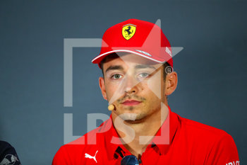 2019-09-05 - #16 Charles Leclerc, Scuderia Ferrari. Italian GP, Monza 5-8 September 2019 - GRAN PREMIO HEINEKEN D´ITALIA 2019 - GIOVEDì - PADDOCK E CONFERENZA STAMPA - FORMULA 1 - MOTORS