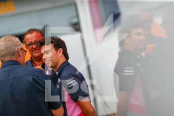 2019-09-05 - #11 Sergio Perez, Racing Point F1 Team, Mercedes. Italian GP, Monza 5-8 September 2019 - GRAN PREMIO HEINEKEN D´ITALIA 2019 - GIOVEDì - PADDOCK E CONFERENZA STAMPA - FORMULA 1 - MOTORS