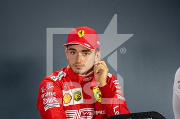 2019-09-07 - 16 Charles Leclerc (MON) Scuderia Ferrari Mission Winnow - GRAN PREMIO HEINEKEN D´ITALIA 2019 - SABATO - PRESS CONFERENCE - FORMULA 1 - MOTORS