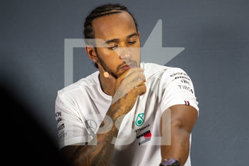 2019-09-07 - 44 Lewis Hamilton (GBR) Mercedes-Amg Petronas Motorspor - GRAN PREMIO HEINEKEN D´ITALIA 2019 - SABATO - PRESS CONFERENCE - FORMULA 1 - MOTORS
